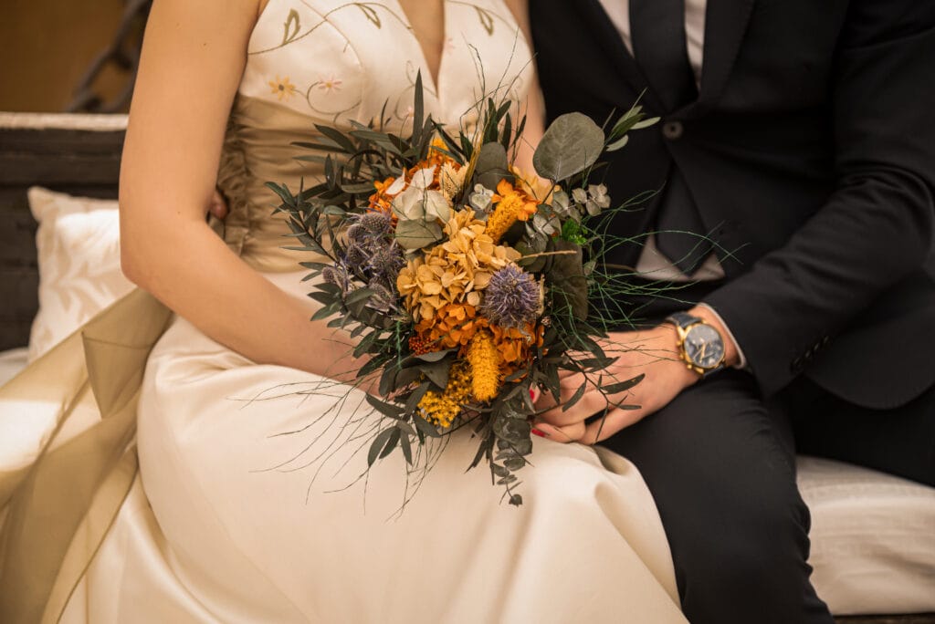 Fotos de bodas, ideas para ramos de novia, flores preservadas.